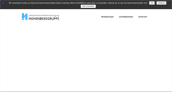 Desktop Screenshot of hohenberggruppe.de